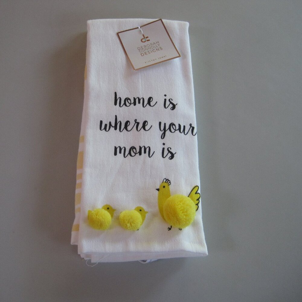 Deborah Connolly Designs - home is where your mom is - ducks with puff balls - 2